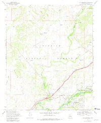 Lake Montezuma Arizona Historical topographic map, 1:24000 scale, 7.5 X 7.5 Minute, Year 1969