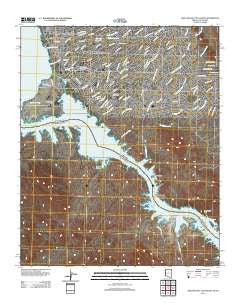Lake Havasu City South Arizona Historical topographic map, 1:24000 scale, 7.5 X 7.5 Minute, Year 2011