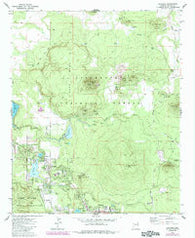 Lakeside Arizona Historical topographic map, 1:24000 scale, 7.5 X 7.5 Minute, Year 1976
