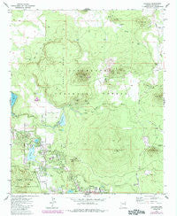 Lakeside Arizona Historical topographic map, 1:24000 scale, 7.5 X 7.5 Minute, Year 1976