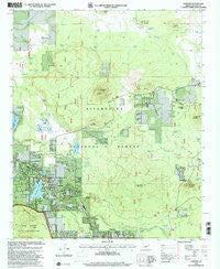 Lakeside Arizona Historical topographic map, 1:24000 scale, 7.5 X 7.5 Minute, Year 1998