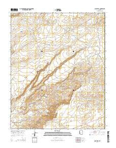 Lamb Well Arizona Current topographic map, 1:24000 scale, 7.5 X 7.5 Minute, Year 2014