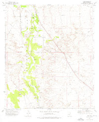 Land Arizona Historical topographic map, 1:24000 scale, 7.5 X 7.5 Minute, Year 1973