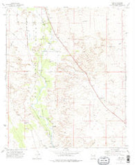 Land Arizona Historical topographic map, 1:24000 scale, 7.5 X 7.5 Minute, Year 1973