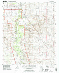 Land Arizona Historical topographic map, 1:24000 scale, 7.5 X 7.5 Minute, Year 1996