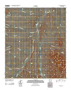 Las Guijas Arizona Historical topographic map, 1:24000 scale, 7.5 X 7.5 Minute, Year 2011