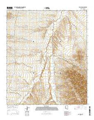 Las Guijas Arizona Current topographic map, 1:24000 scale, 7.5 X 7.5 Minute, Year 2014