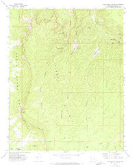 Last Chance Canyon Arizona Historical topographic map, 1:24000 scale, 7.5 X 7.5 Minute, Year 1971