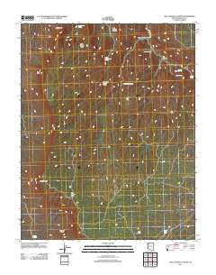 Last Chance Canyon Arizona Historical topographic map, 1:24000 scale, 7.5 X 7.5 Minute, Year 2011