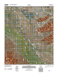 Laveen Arizona Historical topographic map, 1:24000 scale, 7.5 X 7.5 Minute, Year 2011