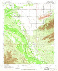 Laveen Arizona Historical topographic map, 1:24000 scale, 7.5 X 7.5 Minute, Year 1952