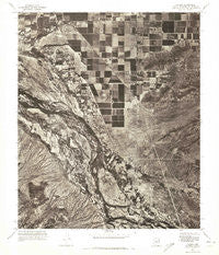 Laveen Arizona Historical topographic map, 1:24000 scale, 7.5 X 7.5 Minute, Year 1971