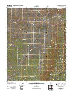 Le Fevre Ridge Arizona Historical topographic map, 1:24000 scale, 7.5 X 7.5 Minute, Year 2012