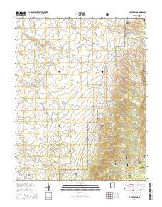 Le Fevre Ridge Arizona Current topographic map, 1:24000 scale, 7.5 X 7.5 Minute, Year 2014