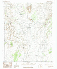 Leche-E Rock Arizona Historical topographic map, 1:24000 scale, 7.5 X 7.5 Minute, Year 1985