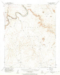 Leche-E Rock Arizona Historical topographic map, 1:62500 scale, 15 X 15 Minute, Year 1954