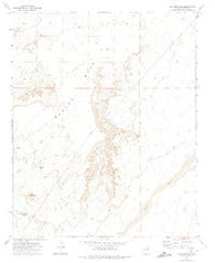 Lee Mountain Arizona Historical topographic map, 1:24000 scale, 7.5 X 7.5 Minute, Year 1972