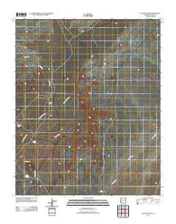 Lee Mountain Arizona Historical topographic map, 1:24000 scale, 7.5 X 7.5 Minute, Year 2011