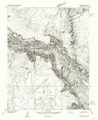 Lees Ferry NW Arizona Historical topographic map, 1:24000 scale, 7.5 X 7.5 Minute, Year 1954