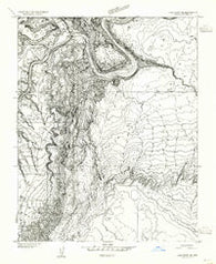 Lees Ferry SE Arizona Historical topographic map, 1:24000 scale, 7.5 X 7.5 Minute, Year 1954