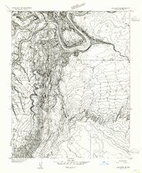 Lees Ferry SE Arizona Historical topographic map, 1:24000 scale, 7.5 X 7.5 Minute, Year 1954