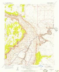 Lees Ferry Arizona Historical topographic map, 1:62500 scale, 15 X 15 Minute, Year 1954