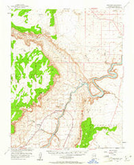Lees Ferry Arizona Historical topographic map, 1:62500 scale, 15 X 15 Minute, Year 1954
