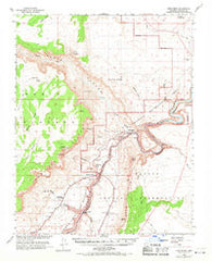 Lees Ferry Arizona Historical topographic map, 1:62500 scale, 15 X 15 Minute, Year 1954