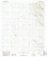 Leslie Canyon Arizona Historical topographic map, 1:24000 scale, 7.5 X 7.5 Minute, Year 1986