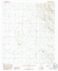 Leslie Canyon Arizona Historical topographic map, 1:24000 scale, 7.5 X 7.5 Minute, Year 1986