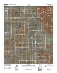 Leslie Canyon Arizona Historical topographic map, 1:24000 scale, 7.5 X 7.5 Minute, Year 2011
