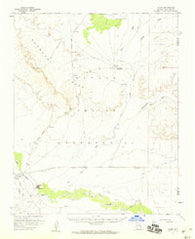 Leupp Arizona Historical topographic map, 1:62500 scale, 15 X 15 Minute, Year 1955