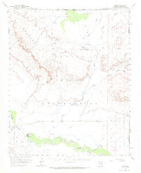 Leupp Arizona Historical topographic map, 1:62500 scale, 15 X 15 Minute, Year 1955