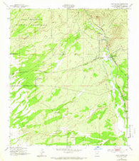 Lewis Springs Arizona Historical topographic map, 1:24000 scale, 7.5 X 7.5 Minute, Year 1952