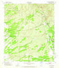 Lewis Springs Arizona Historical topographic map, 1:24000 scale, 7.5 X 7.5 Minute, Year 1952