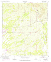 Lewis Springs Arizona Historical topographic map, 1:24000 scale, 7.5 X 7.5 Minute, Year 1952