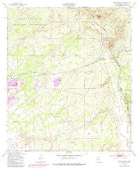 Lewis Springs Arizona Historical topographic map, 1:24000 scale, 7.5 X 7.5 Minute, Year 1952