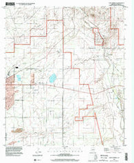 Lewis Springs Arizona Historical topographic map, 1:24000 scale, 7.5 X 7.5 Minute, Year 1996