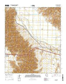 Ligurta Arizona Current topographic map, 1:24000 scale, 7.5 X 7.5 Minute, Year 2014
