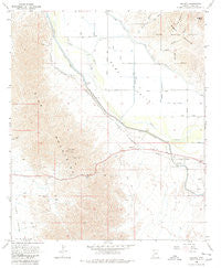 Ligurta Arizona Historical topographic map, 1:24000 scale, 7.5 X 7.5 Minute, Year 1965