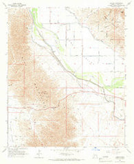 Ligurta Arizona Historical topographic map, 1:24000 scale, 7.5 X 7.5 Minute, Year 1965