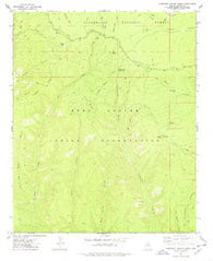Limestone Canyon North Arizona Historical topographic map, 1:24000 scale, 7.5 X 7.5 Minute, Year 1977