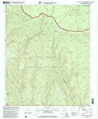 Limestone Canyon North Arizona Historical topographic map, 1:24000 scale, 7.5 X 7.5 Minute, Year 1998