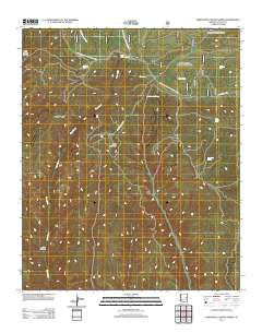 Limestone Canyon North Arizona Historical topographic map, 1:24000 scale, 7.5 X 7.5 Minute, Year 2011
