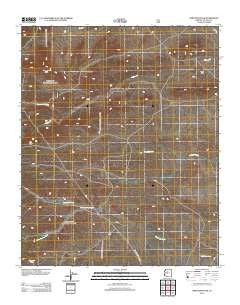 Limestone Peak Arizona Historical topographic map, 1:24000 scale, 7.5 X 7.5 Minute, Year 2012