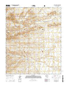 Limestone Peak Arizona Current topographic map, 1:24000 scale, 7.5 X 7.5 Minute, Year 2014