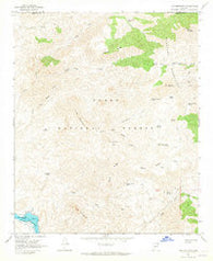 Lion Mountain Arizona Historical topographic map, 1:24000 scale, 7.5 X 7.5 Minute, Year 1964