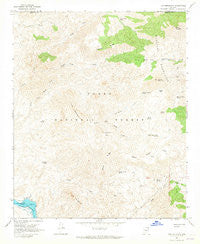 Lion Mountain Arizona Historical topographic map, 1:24000 scale, 7.5 X 7.5 Minute, Year 1964