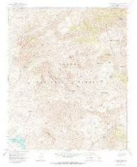 Lion Mountain Arizona Historical topographic map, 1:24000 scale, 7.5 X 7.5 Minute, Year 1964
