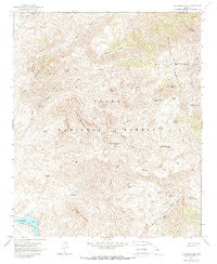Lion Mountain Arizona Historical topographic map, 1:24000 scale, 7.5 X 7.5 Minute, Year 1964